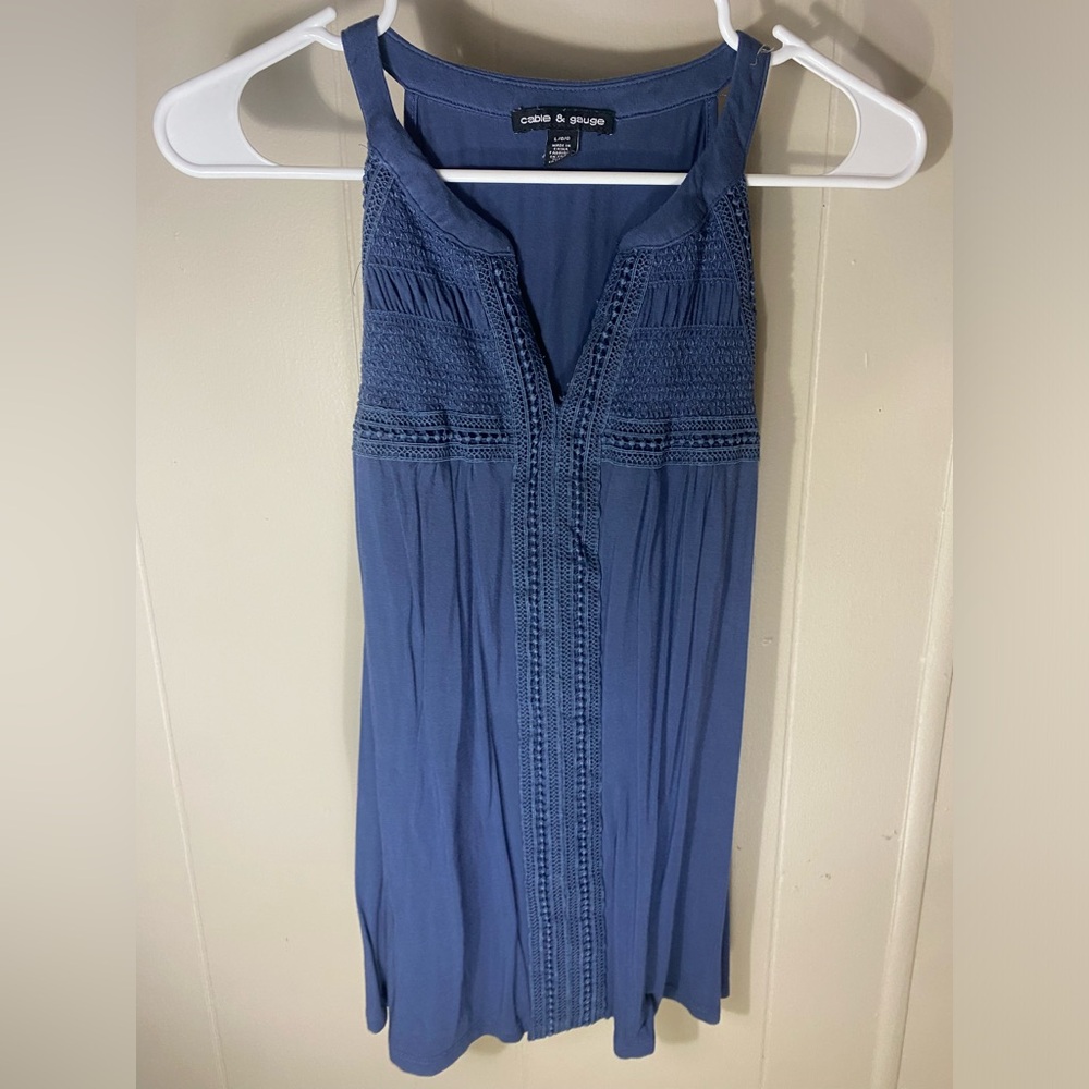 Navy blue tank